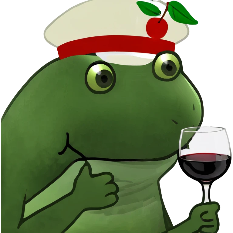 Cherry wine emoji