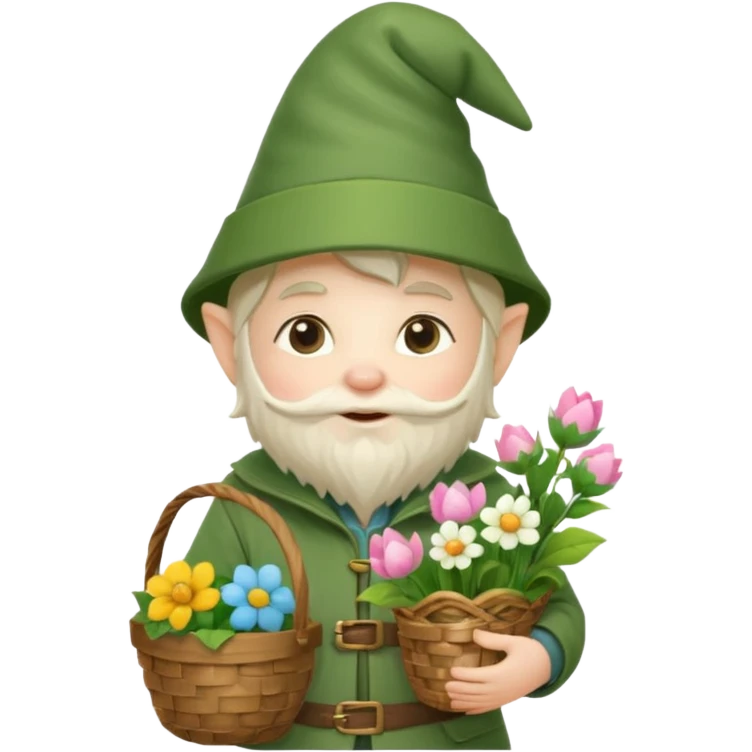 Spring gnome emoji