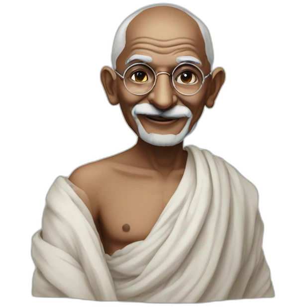 mahatma gandhi emoji