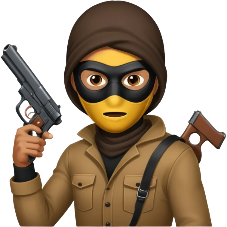 robbing man emoji