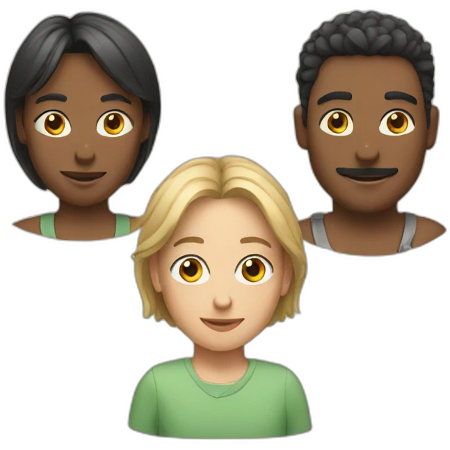 three persons emoji
