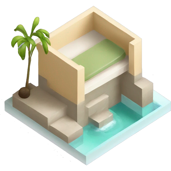 spa isometric emoji