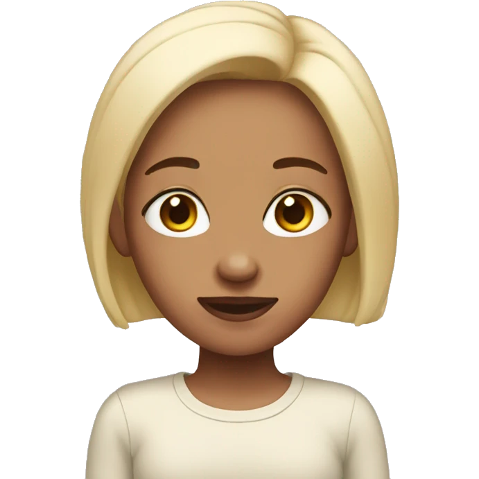 girl with no eyebrows  emoji