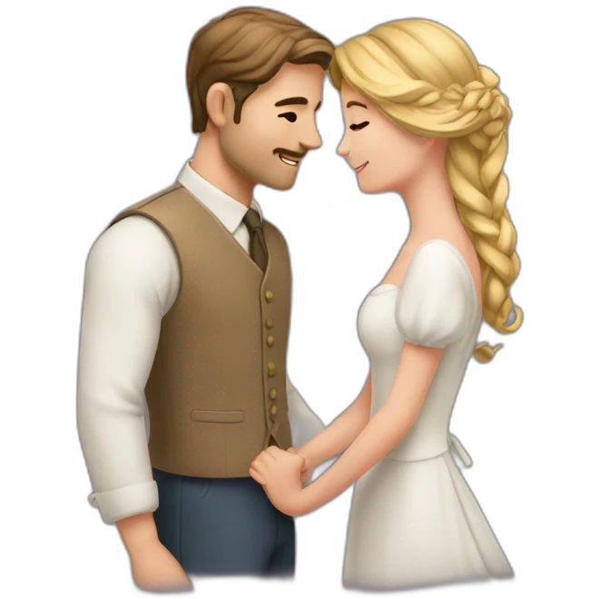 2 amoureux de la même couleur emoji