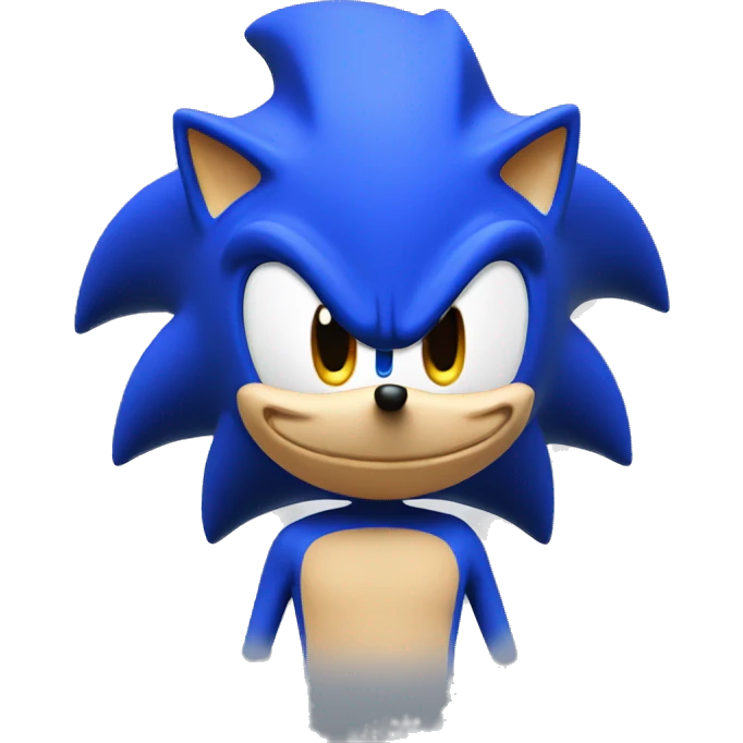 3d Sonic emoji