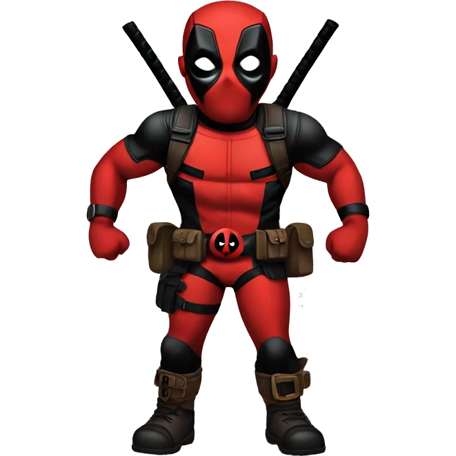 Deadpool fullbody emoji