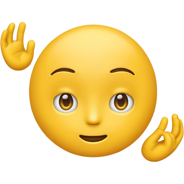 Emoji shrugging emoji
