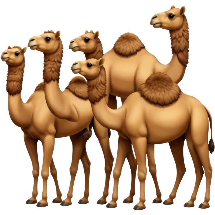 сделай фото верблюдов  emoji