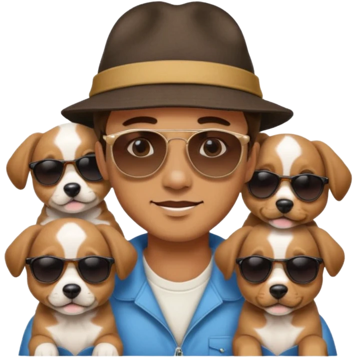 4 5 pappy in one frqme emoji