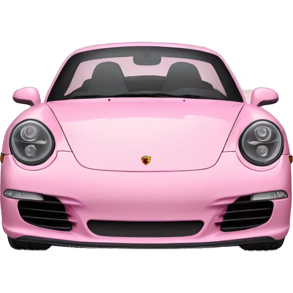 baby pink porsche car logo  emoji