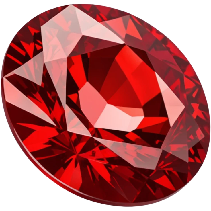 Red diamond carved on its front "RED" emoji