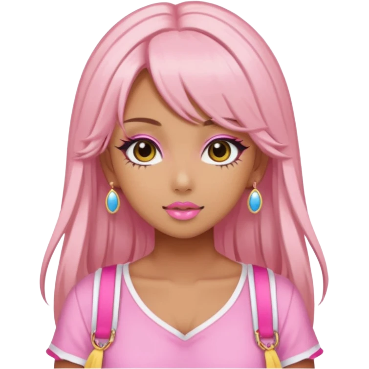 Pink Aesthetic Gyaru Summer Girl emoji