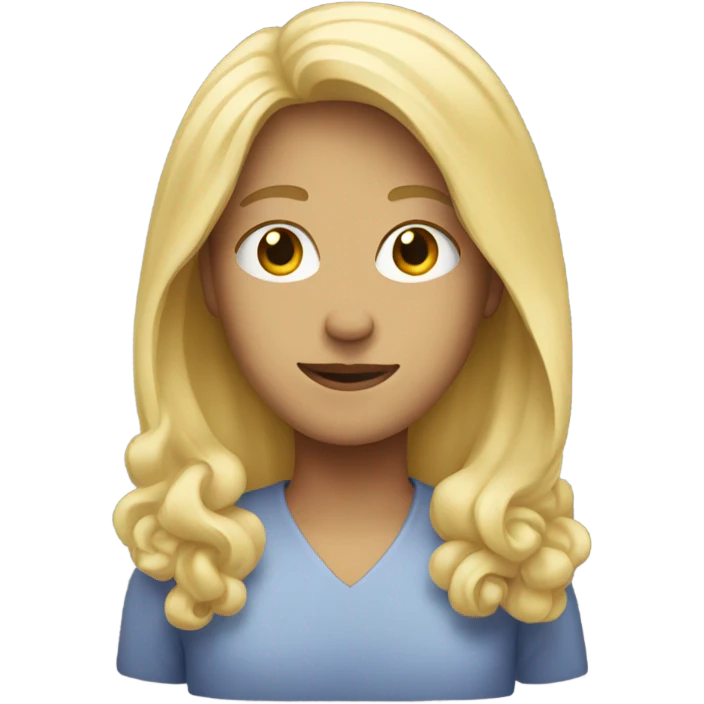 Blonde emoji