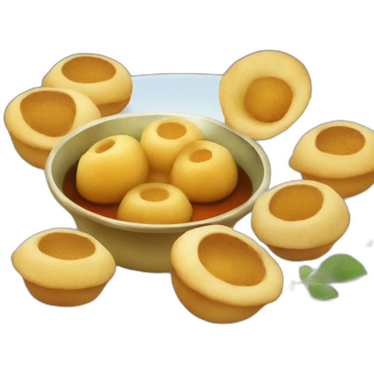 pani puri indian dish emoji