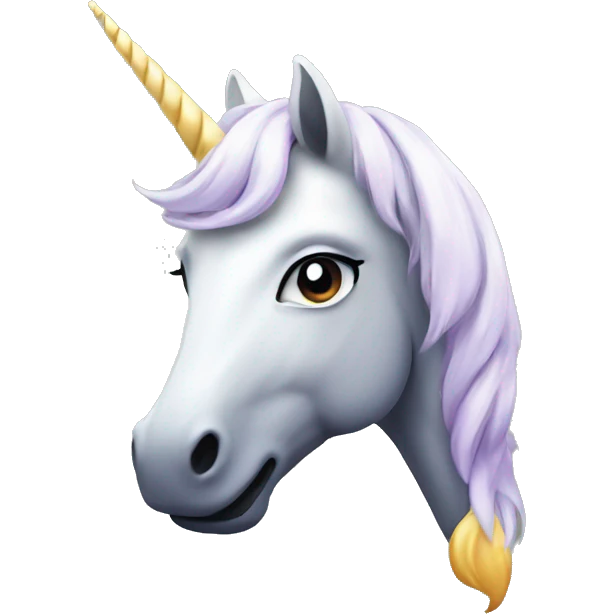 reverse unicorn face emoji