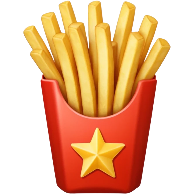french fries emoji