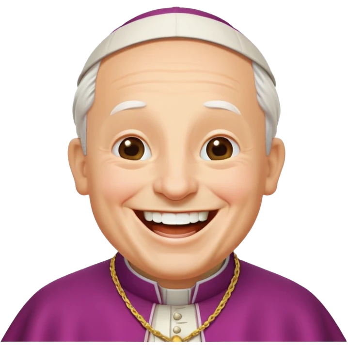 Pope Leo  laughing emoji