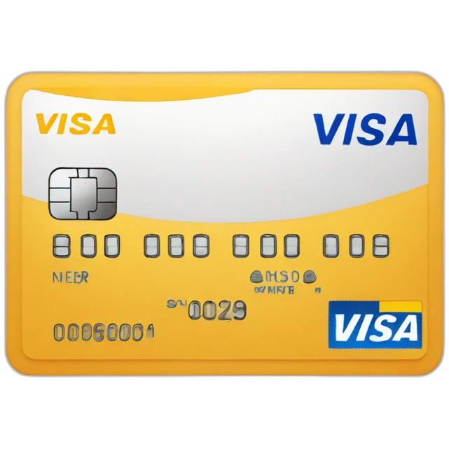 Visa bank card emoji