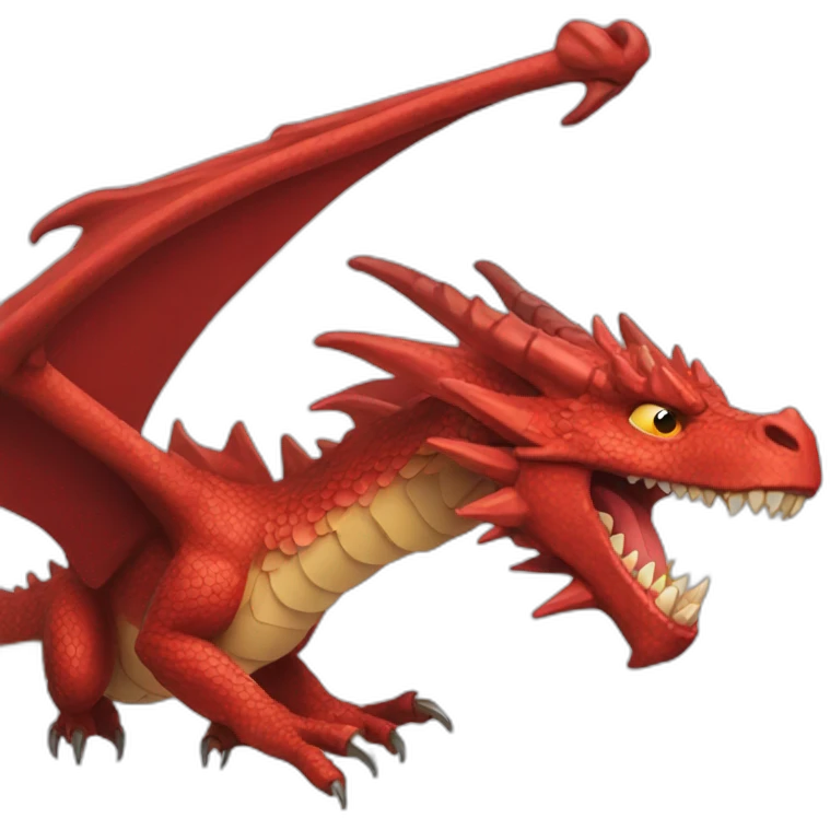 Dragón rojo  emoji