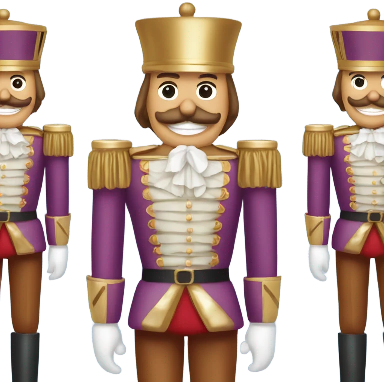 nutcracker, male with torso and teeth emoji