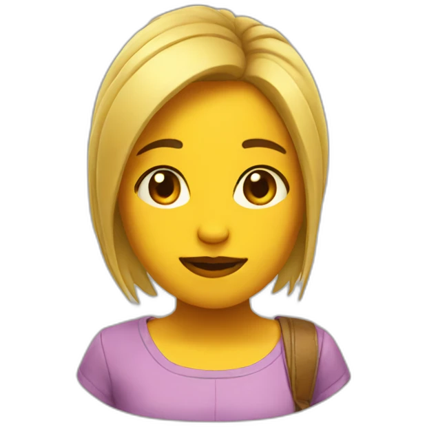 Chica emoji