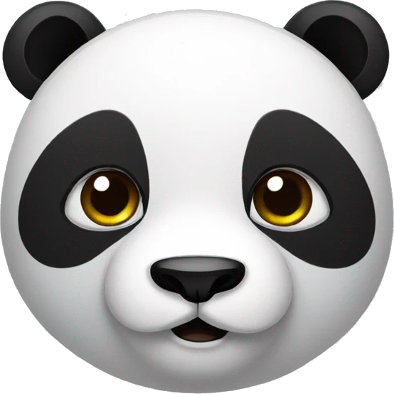 panda with a tear emoji