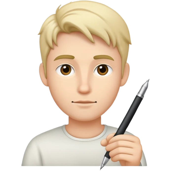 Adam likes pens emoji