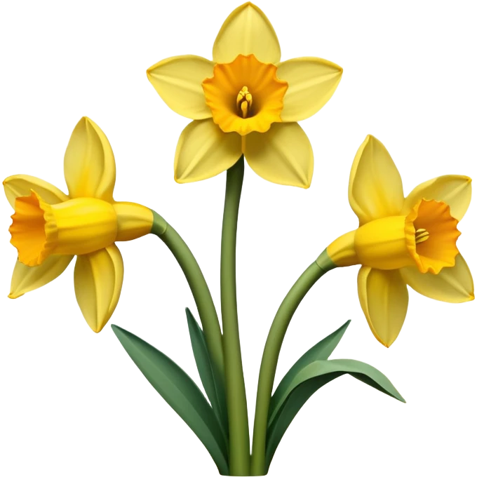 Daffodils flower  emoji