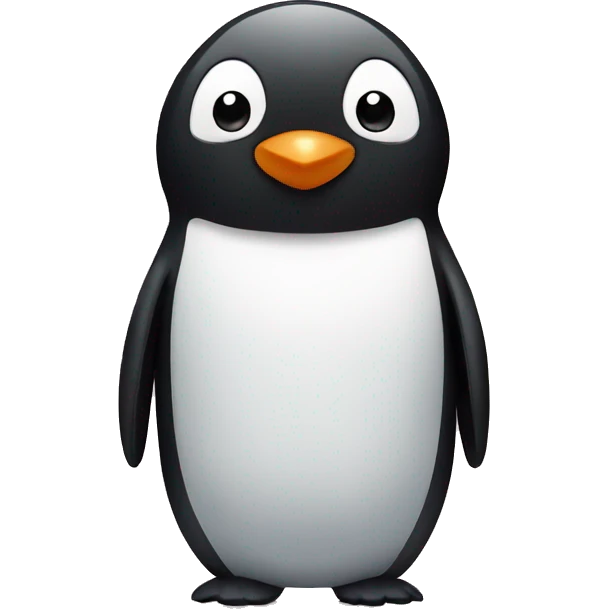 penguin in love emoji