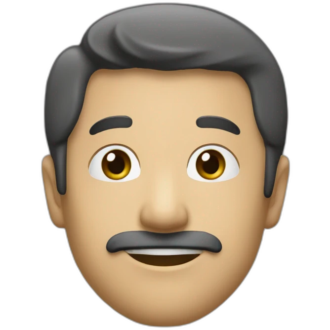 日本の男の子・サイドカットヘア・茶髪 emoji