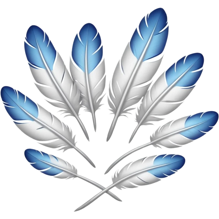 Floating Feather Cluster emoji