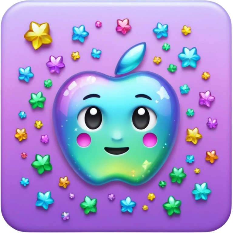 Glitter fatal touch emoji