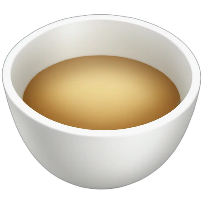 White bowl emoji