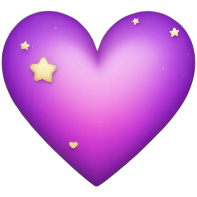 heart icon with stars emoji