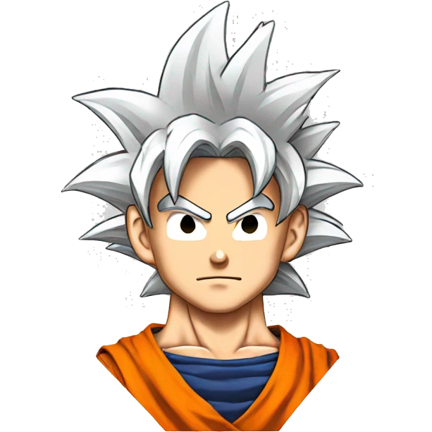 Goku from dragon ball emoji