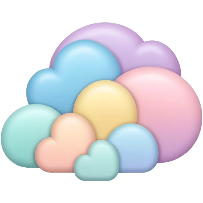dream pastel color emoji