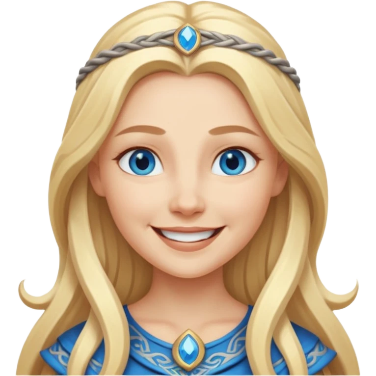 Norse goddess Nana, personification of joy, peace, and happiness  emoji
