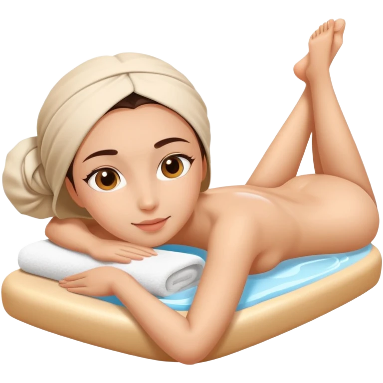 spa massage girl emoji