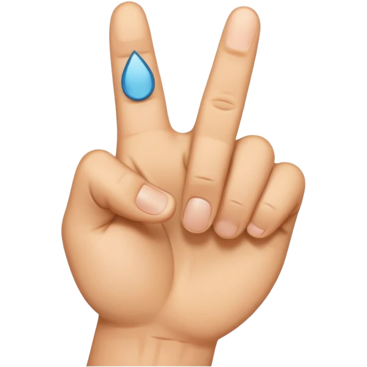 "A hand emoji gesture where the fist is closed, and the thumb is poking out between the index and middle fingers." 👊 emoji