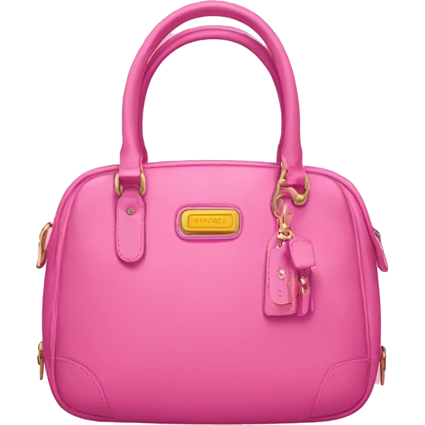 Pink coach bag emoji