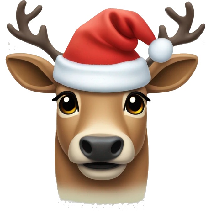 christmas raindear emoji