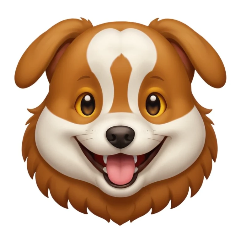 Perro riendose emoji