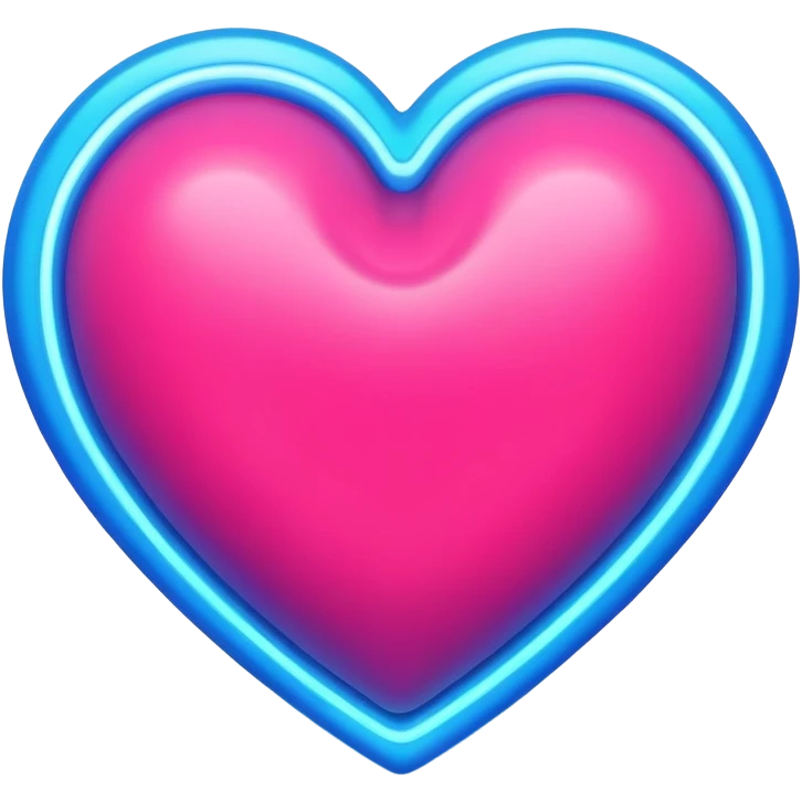 Blue Light Heart emoji