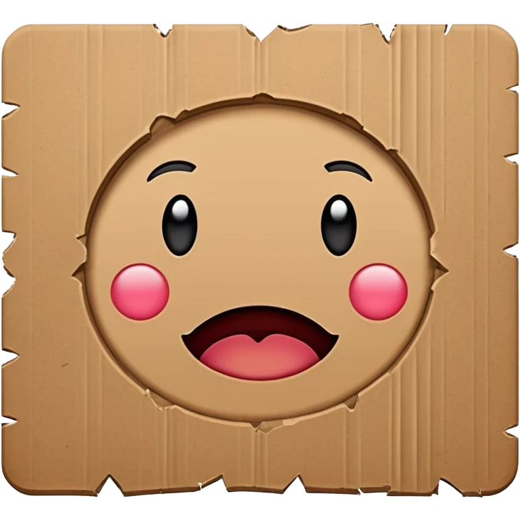 homeless cardboard sign icon emoji