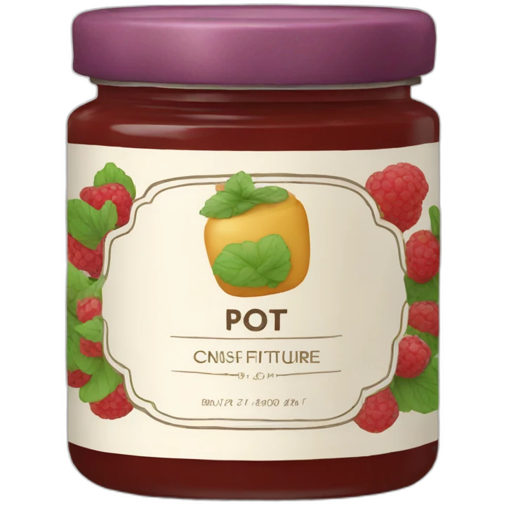 pot de confiture emoji