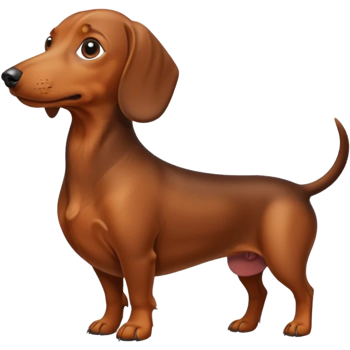 Perro salchicha  emoji