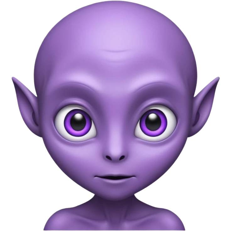 purple alien emoji