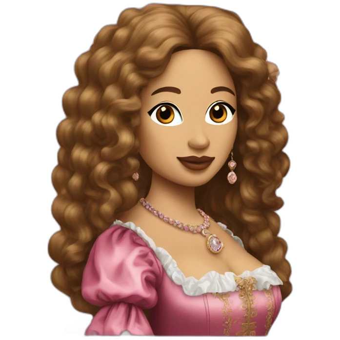 Louis XIV and nikki minaj emoji