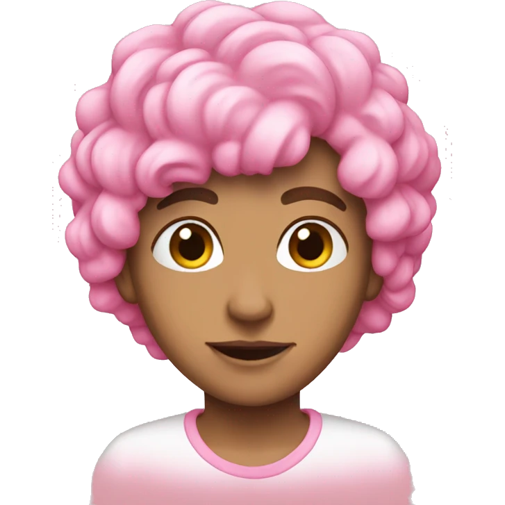 Aesthetic pink emoji