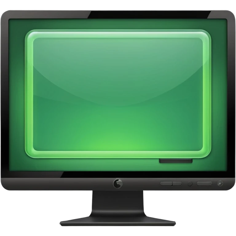 green pc monitor emoji